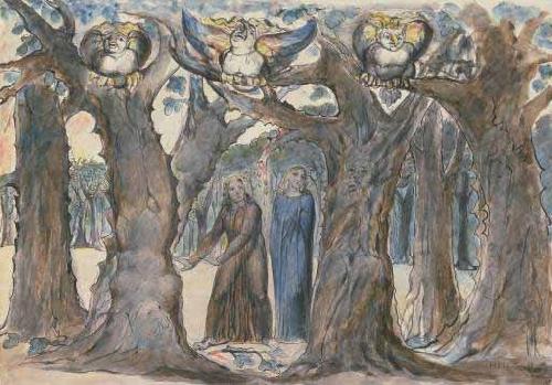 William Blake The Harpies and the Suicides